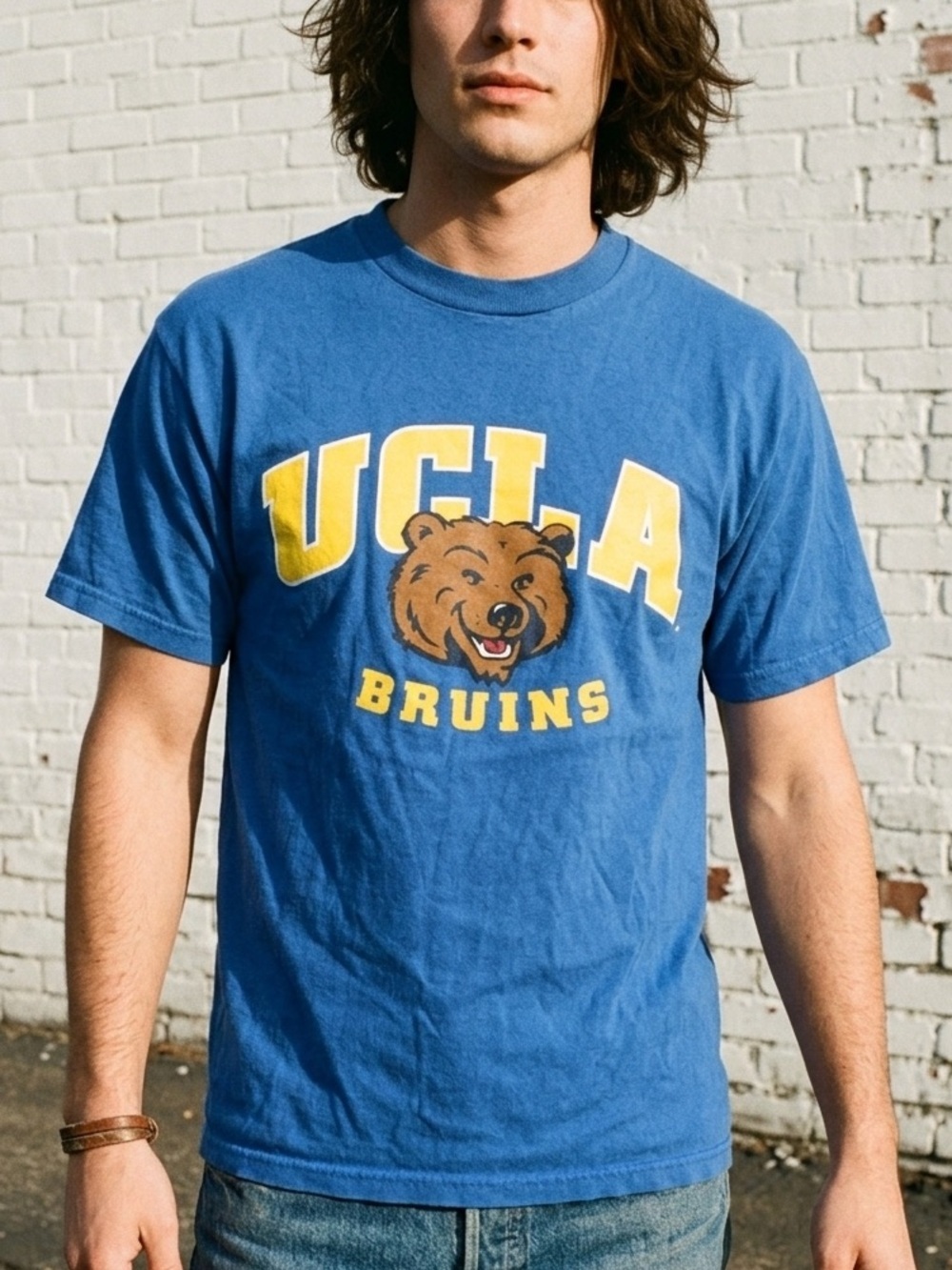 Vintage Y2K UCLA Bruins Graphic T Shirt Men’s M Blue Team Edition Foot Locker
